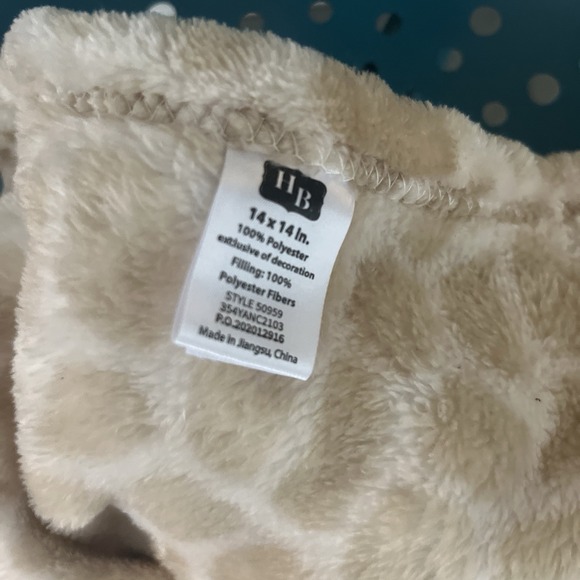 Vintage HB Baby Security Blanket Lovey Giraffe Brown Plush 14" Hudson Baby Y2K - Picture 3 of 3